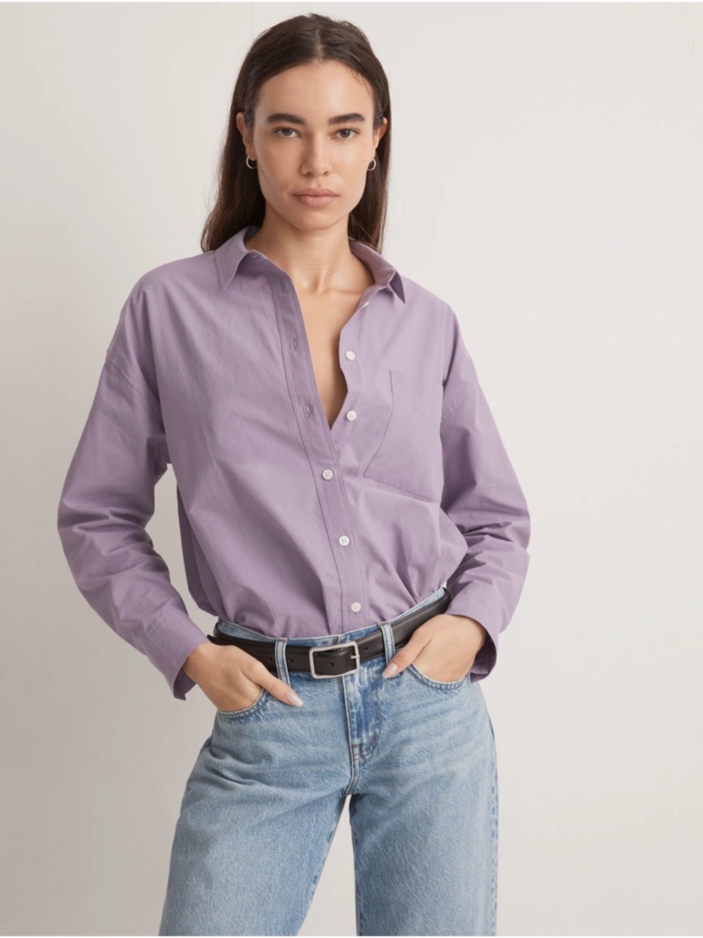 Madewell The Signature Poplin Oversized Shirt - Picture 4 of 7